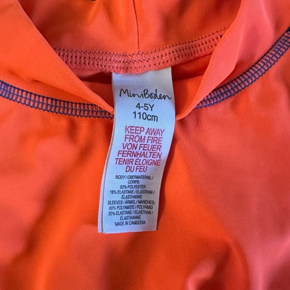 Lot of Mini Boden rash guards size 4-5 yrs - Picture 2 of 2